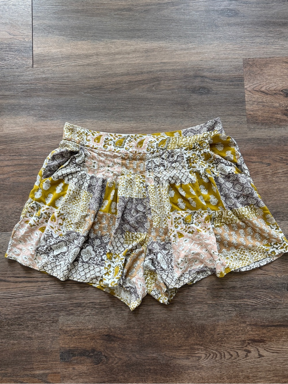 Maeve Anthropology Patchwork Shorts